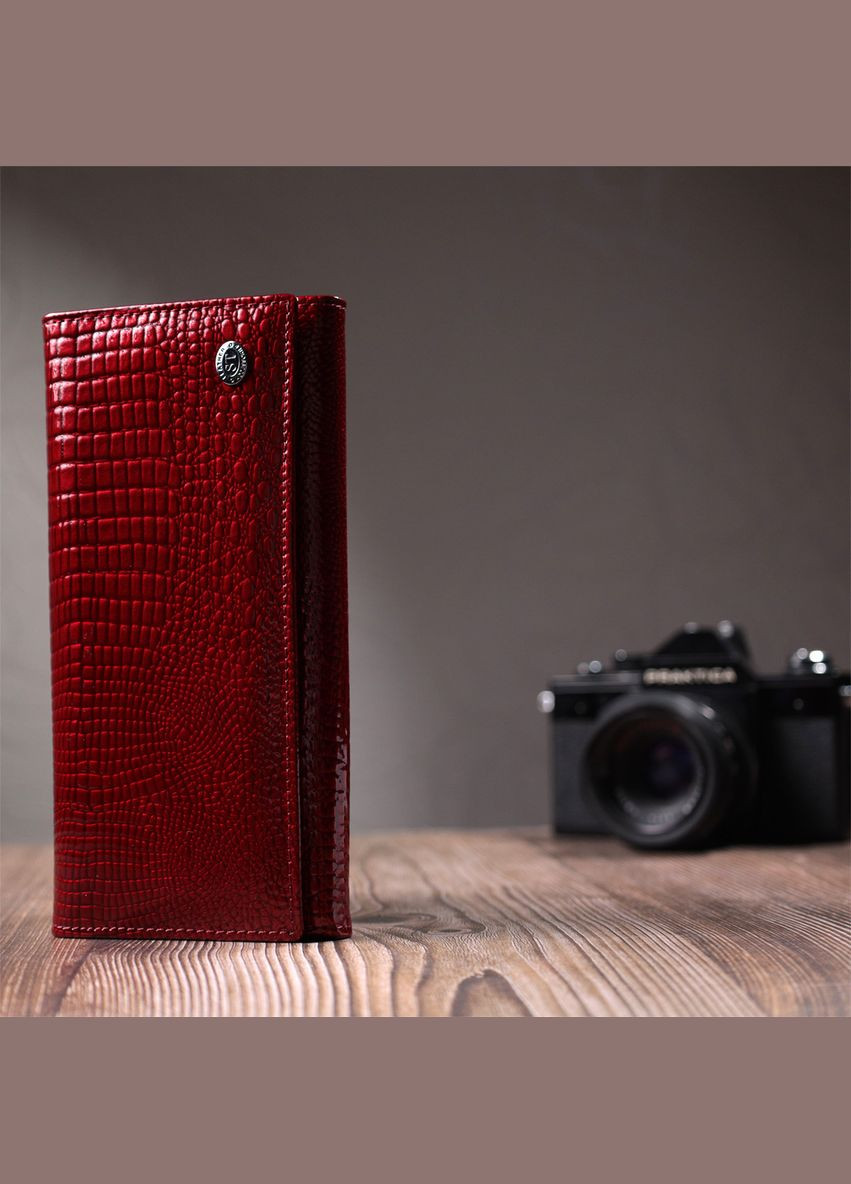 Кошелек для женщин из натуральной лакированной кожи 22680 st leather (329150843)