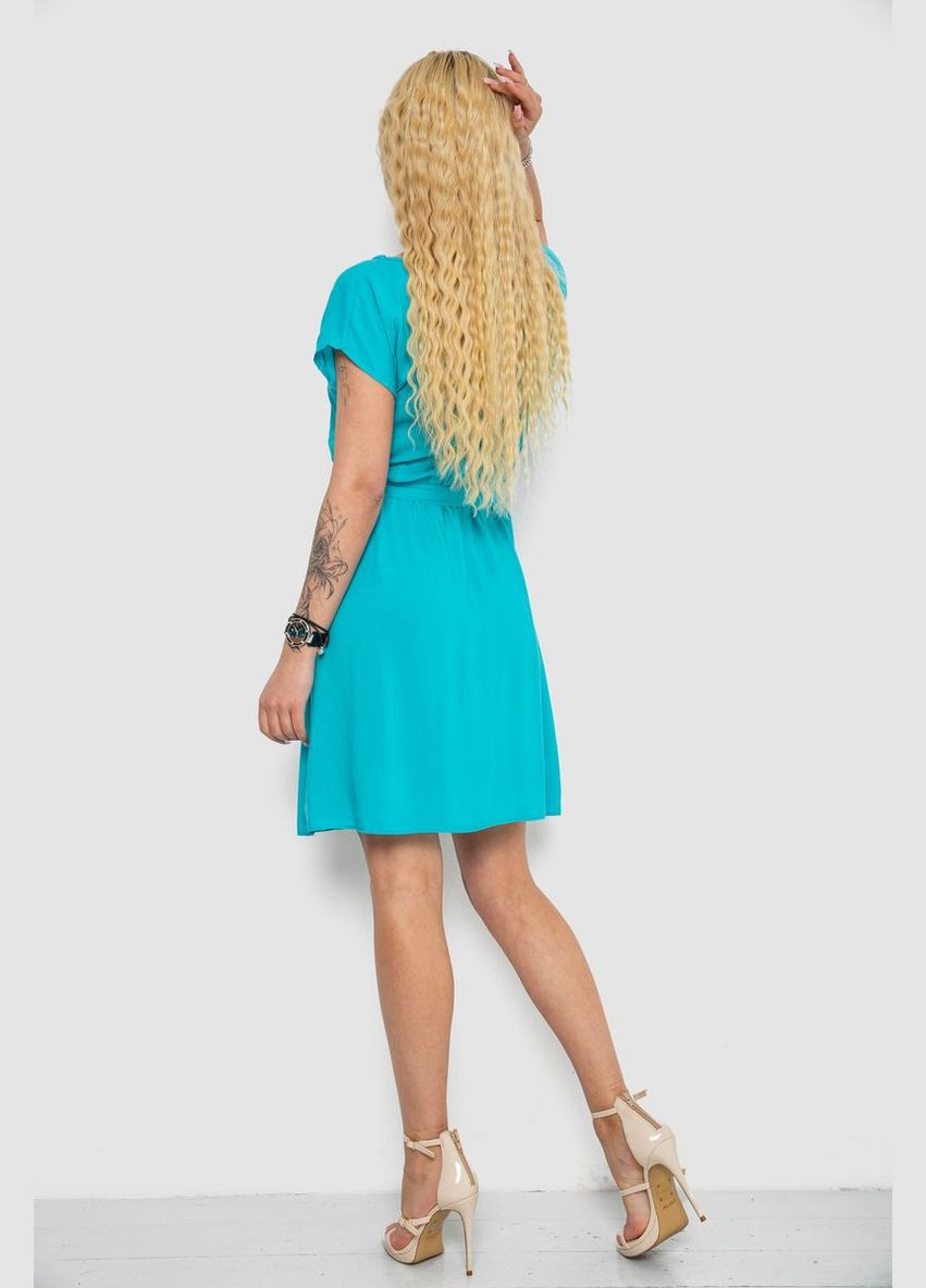 Бірюзова повсякденний сукня однотонна Sport Line однотонна