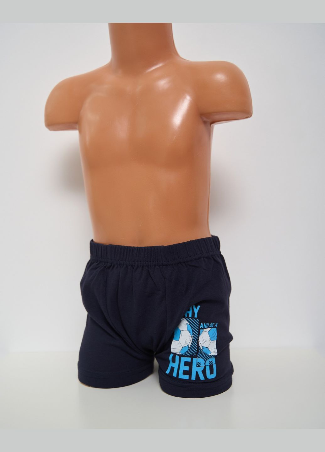 Підліткові для хлопчика з принтом "Play and Be a Hero" – набір 5 штук Nicoletta боксери (303358563)