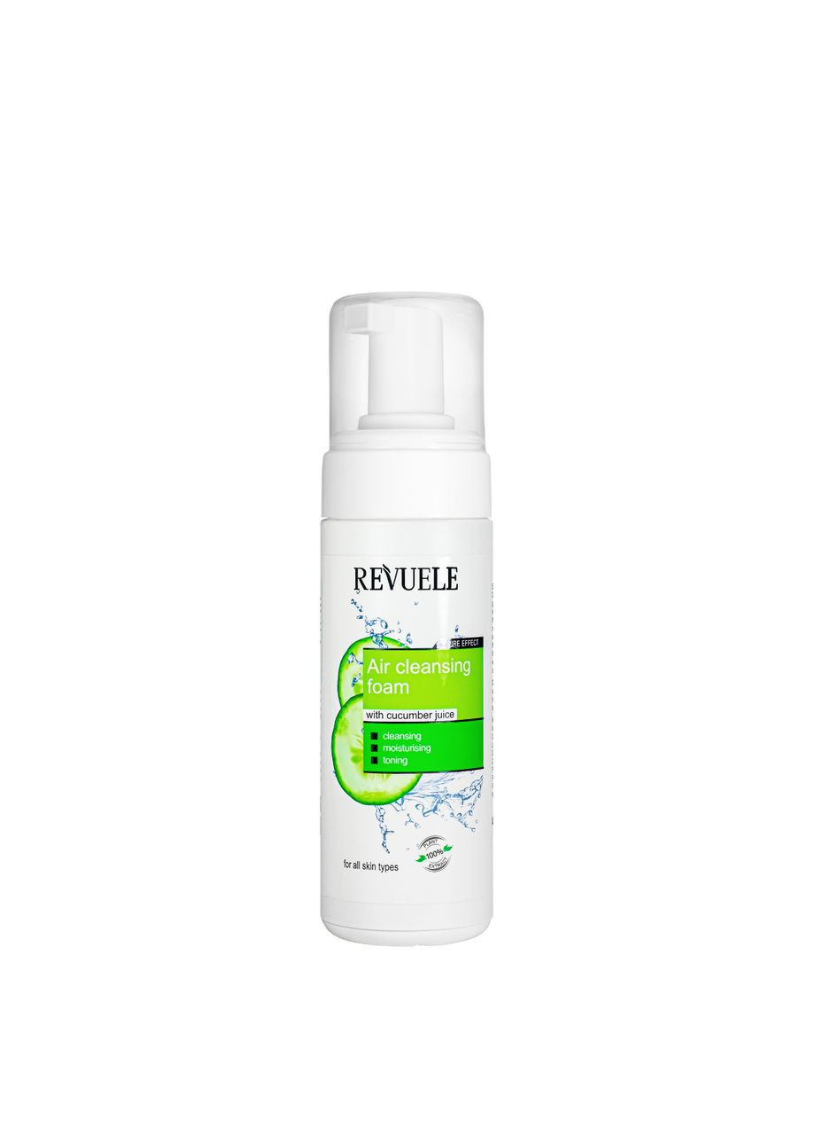 Пенка для умывания Air Soft Cleansing Foam Cucumber Juice с огуречным соком 150 мл REVUELE (338426550)