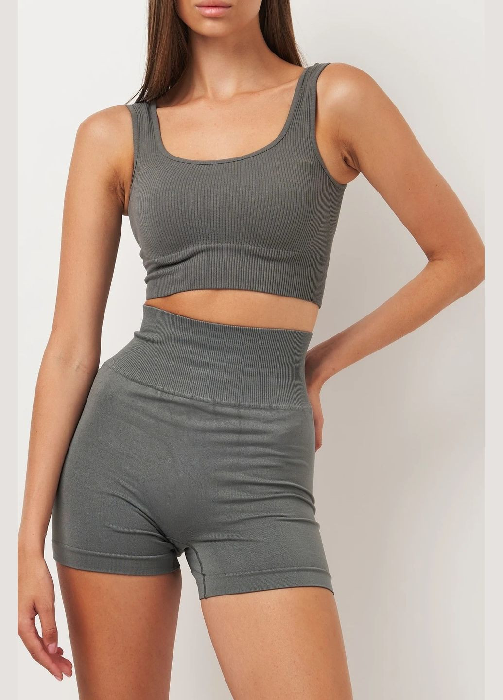 Топ в рубчик на широких бретелях Giulia (337093292)