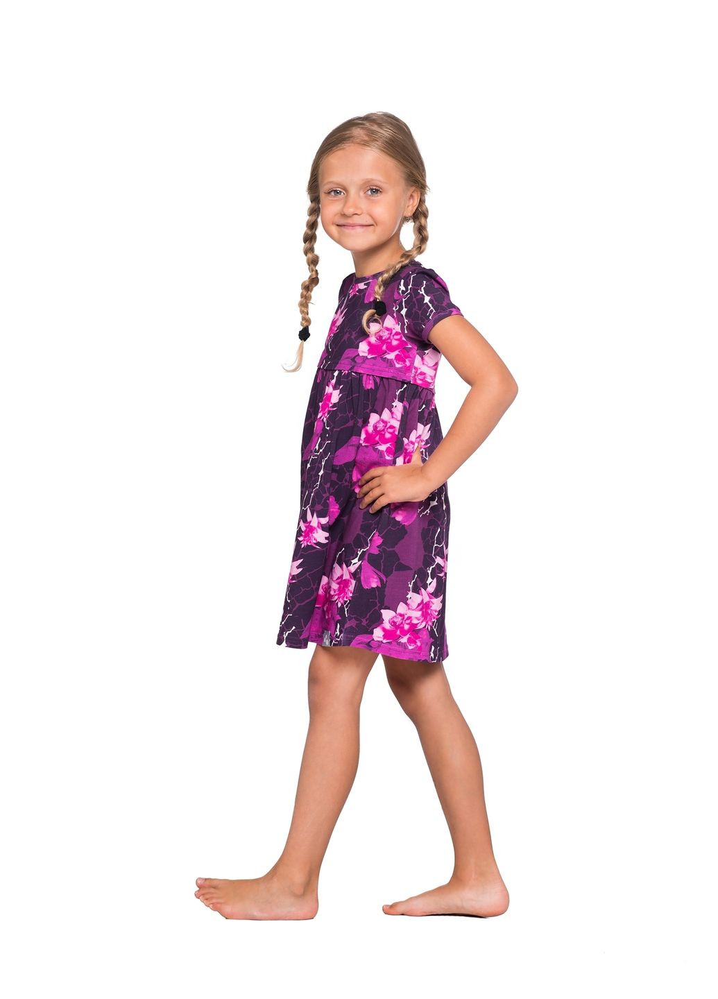 Бордова сукня meril, р.122, бордовий з принтом Huppa (352164706)