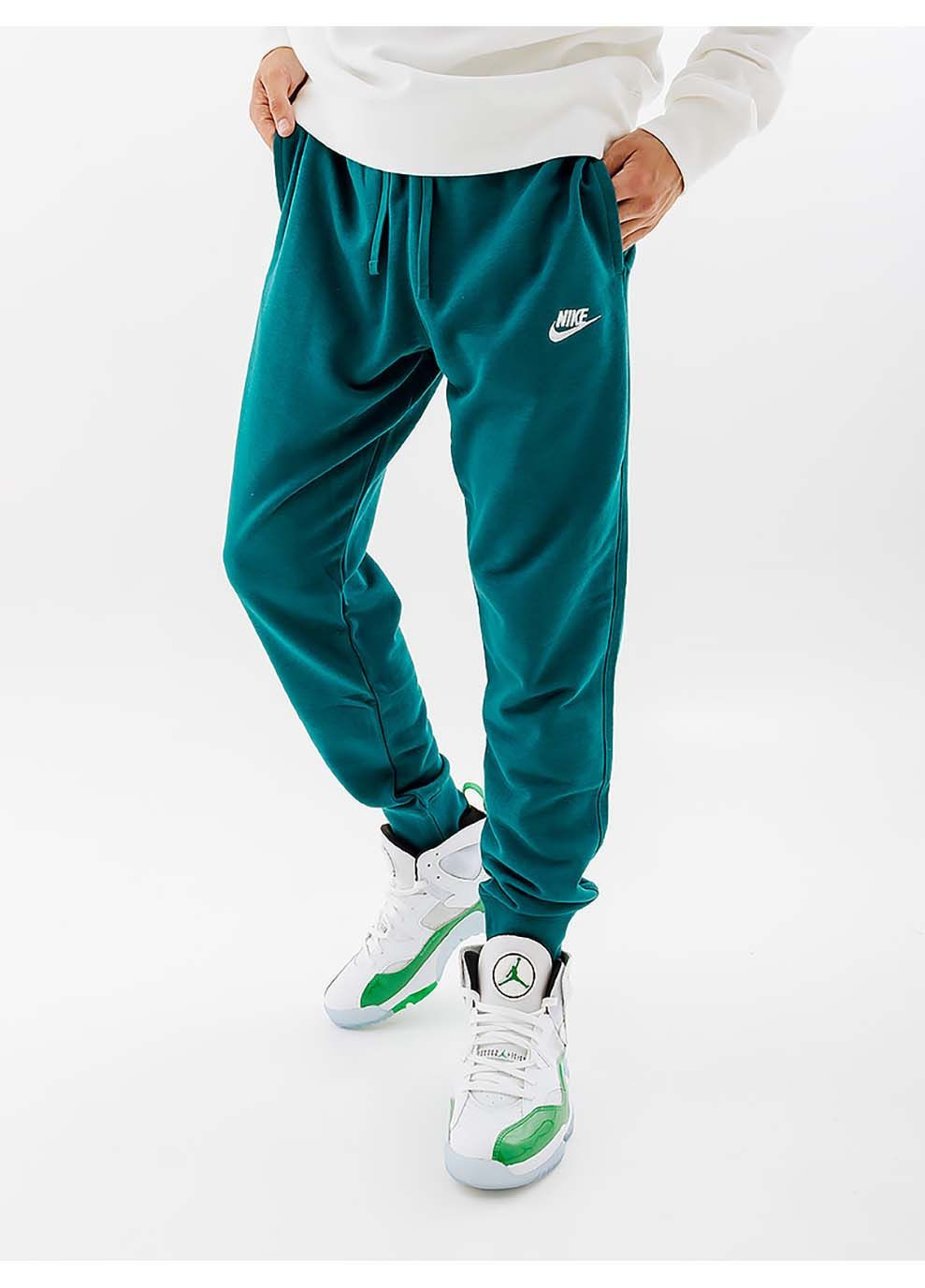 Чоловічі Штани CLUB JGGR FT Зелений Nike (367594200)