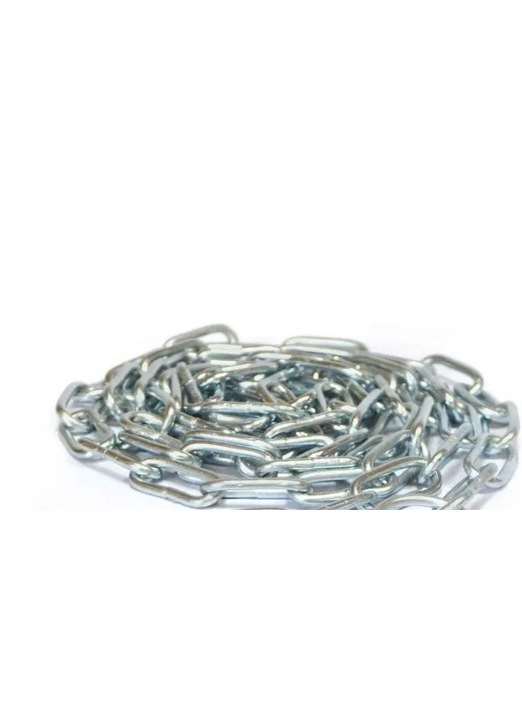 Цепь оцинкованная привязана для собак и других животных 3 мм, длина 3 метра (кольцо+цепь+карабин с вертушкой) No Brand (320950509)