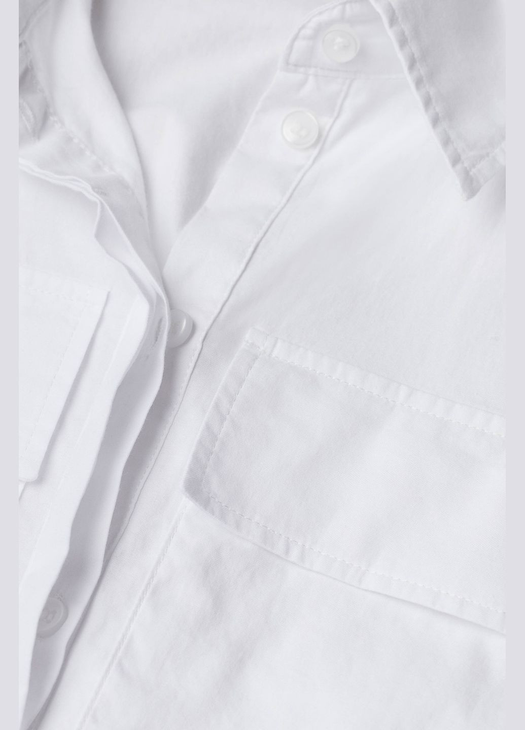 Белое платье для беременных H&M однотонное