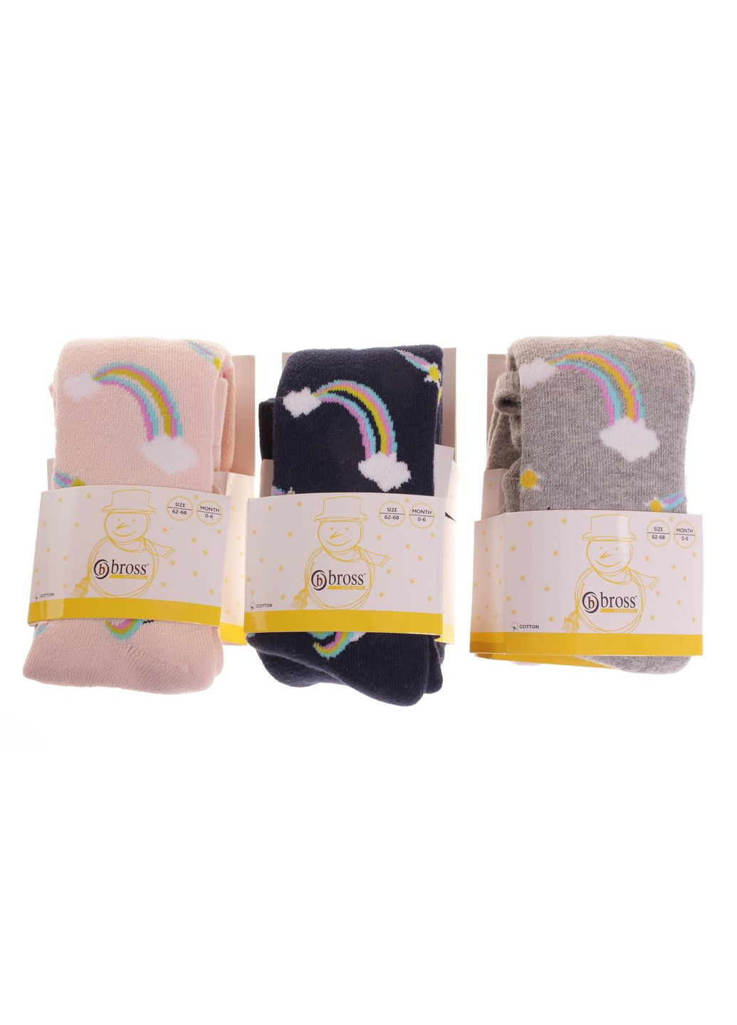 Колготи 3 Шт. 18499@3 Mix Bross (322561150)