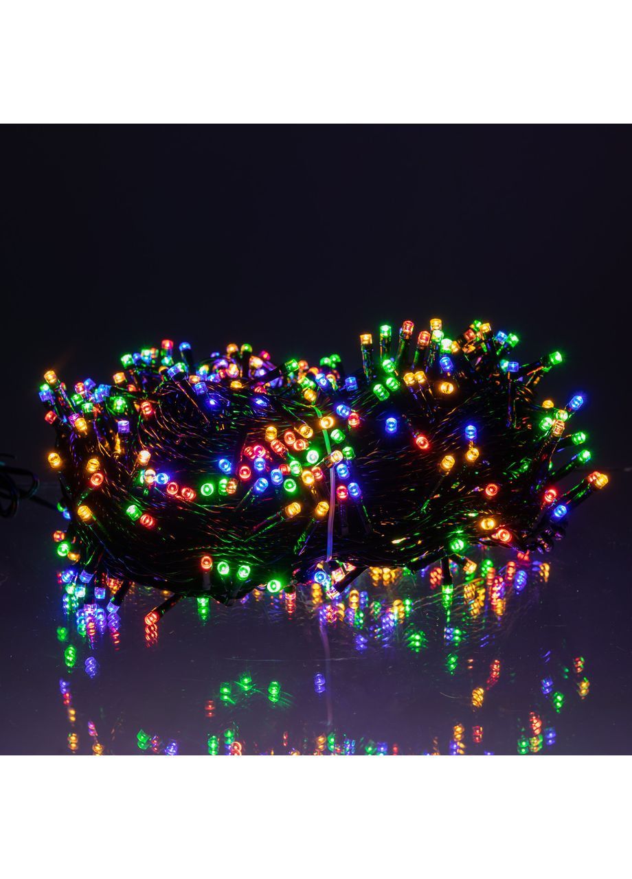 Гірлянда Різдвяна фея вулична 50 (м) 500 LED чорний провід Мультиколір CF500L50MBML (A-040667) Garlando (366239133)