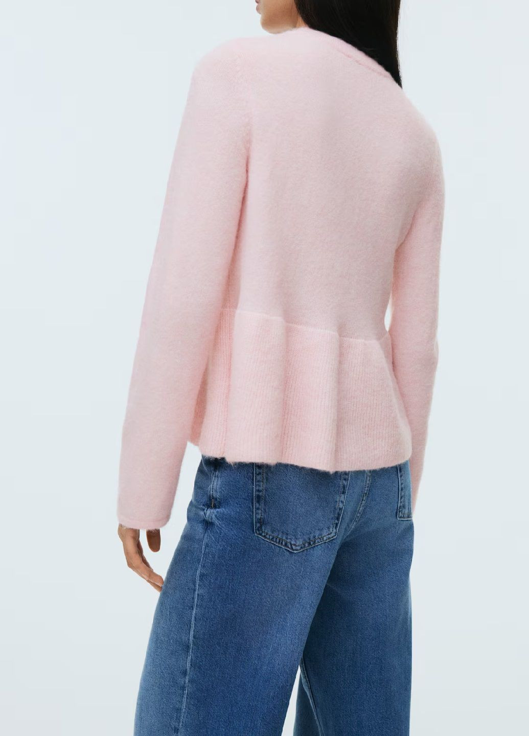 Світло-рожевий демісезонний светр H&M