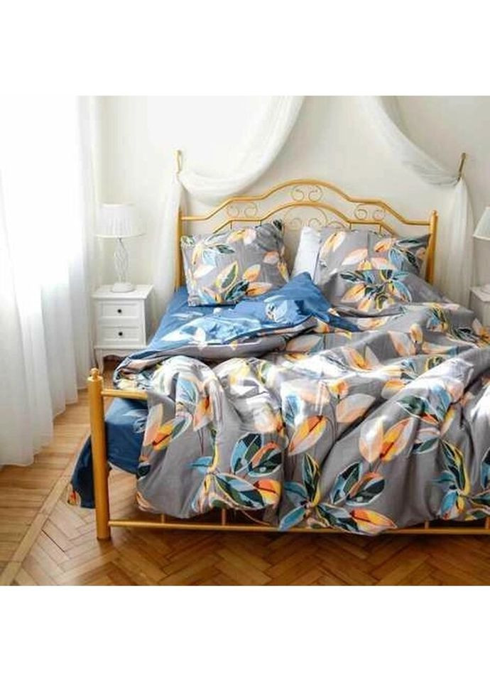 Постільна білизна сімейна Ранфорс 22184-S 210х143х2 см Viluta (327790716)