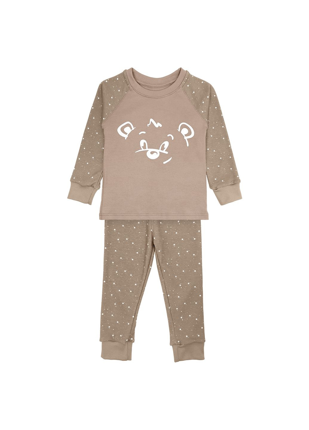 Коричневая детская пижама dexter`s со светящимся рисунком bear коричневый dexter's