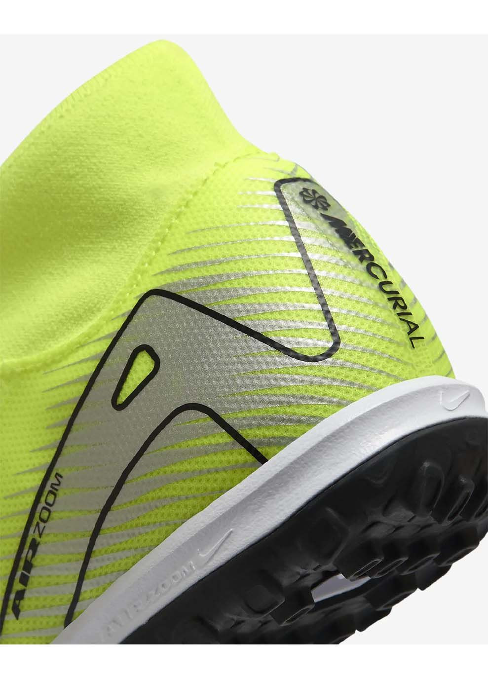 Желтые мужские сороконожки zm superfly 10 academy tf лимонный Nike