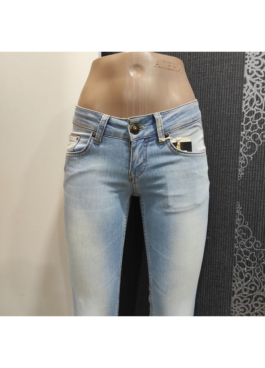 Жіночі голубі джинси низькі Туреччина Gucci (350349507)