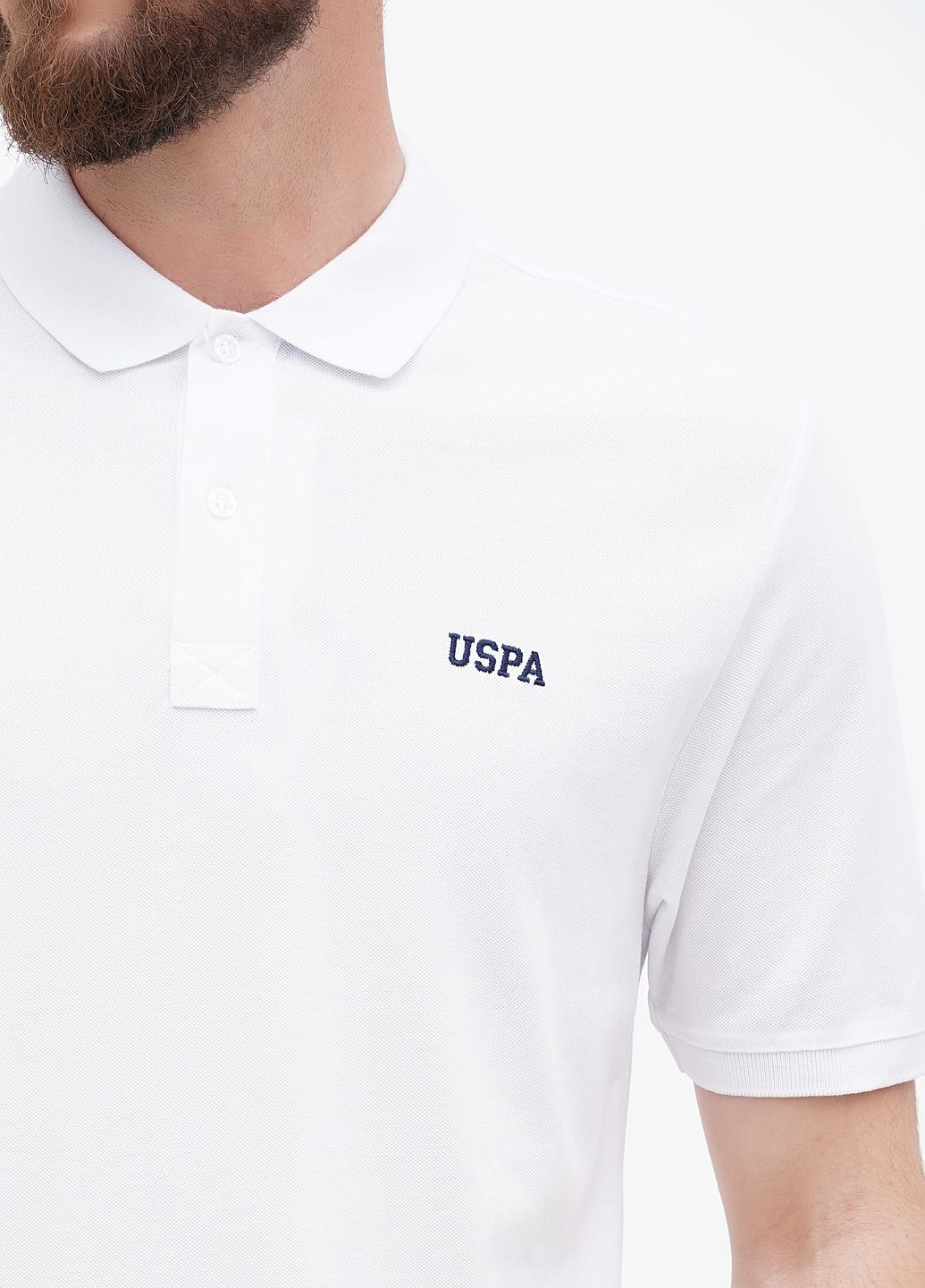 Белая футболка-футболка поло u.s. polo assn мужская для мужчин U.S. Polo Assn.