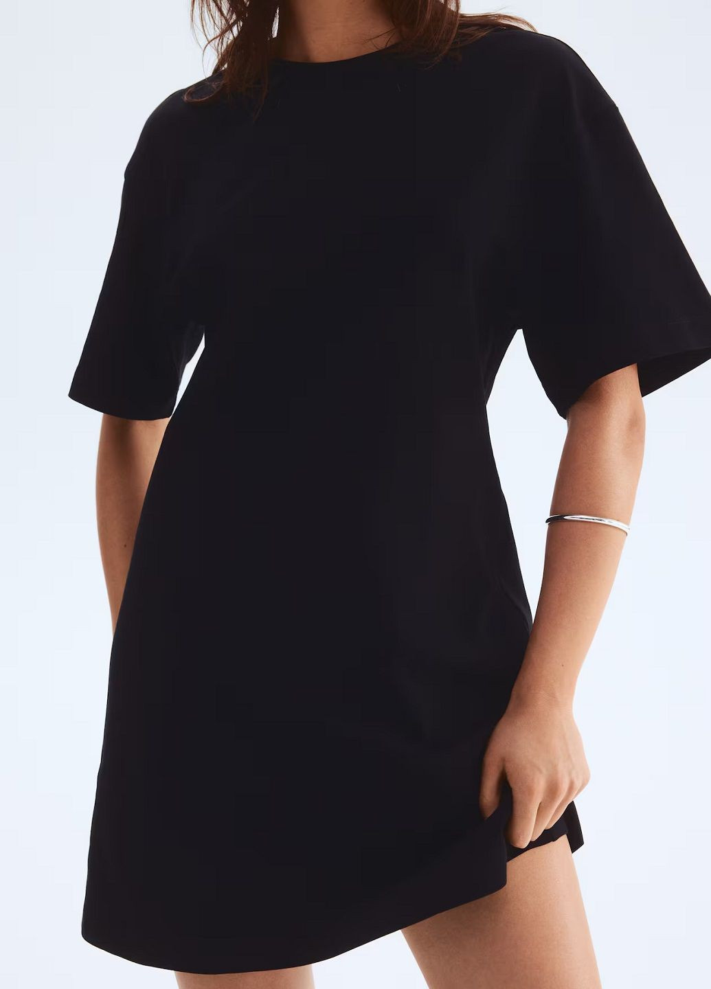 Чорна кежуал сукня H&M однотонна