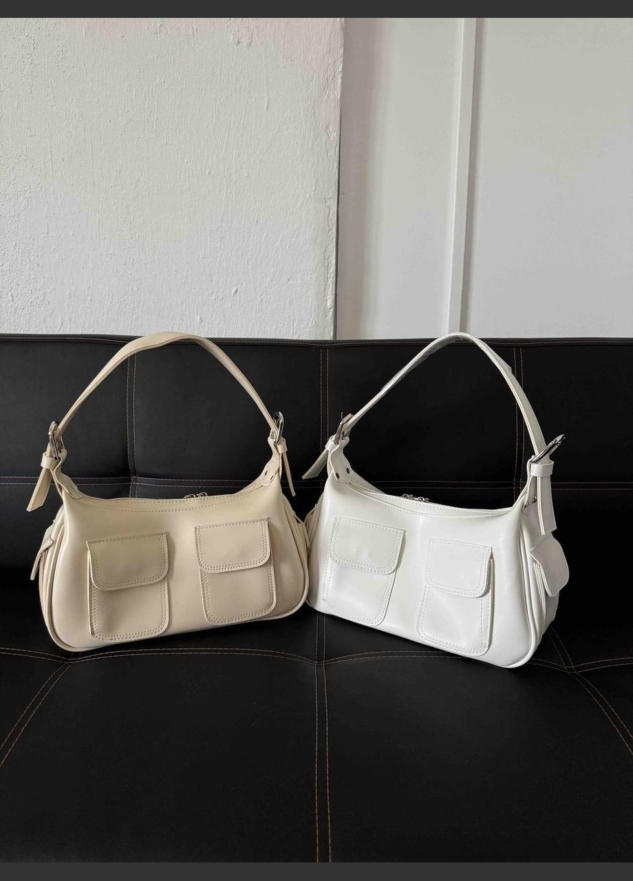 Сумка жіноча багет, компактна, з вигнутими короткими ручками JUGO XENIA 28-25 (347629028)