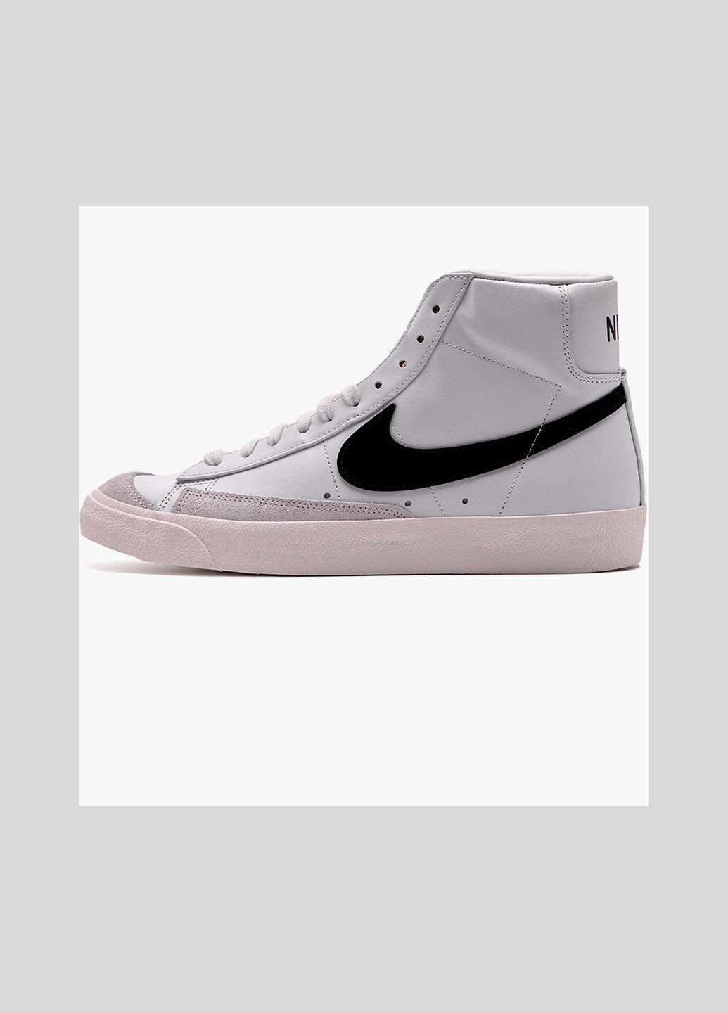 Белые демисезонные кроссовки мужские blazer mid 77 vintage white bq6806-100 Nike