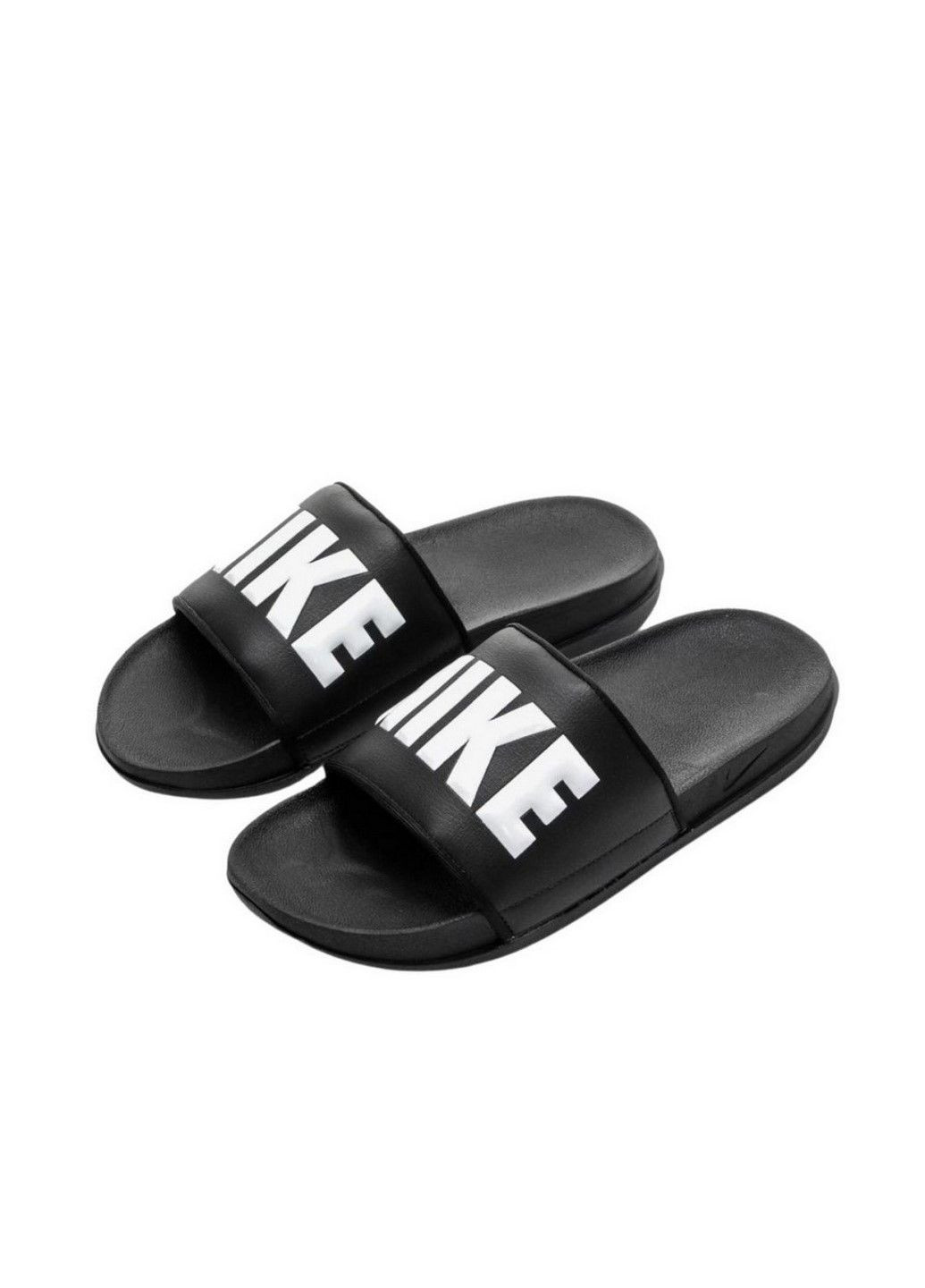 Черные тапочки (тапочки) wmns offcourt slide bq4632-010 Nike