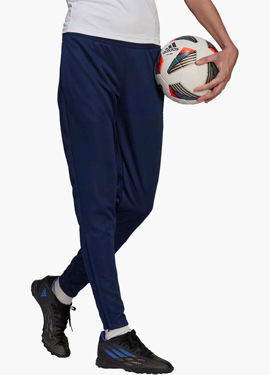 Темно-синие спортивные демисезонные брюки adidas