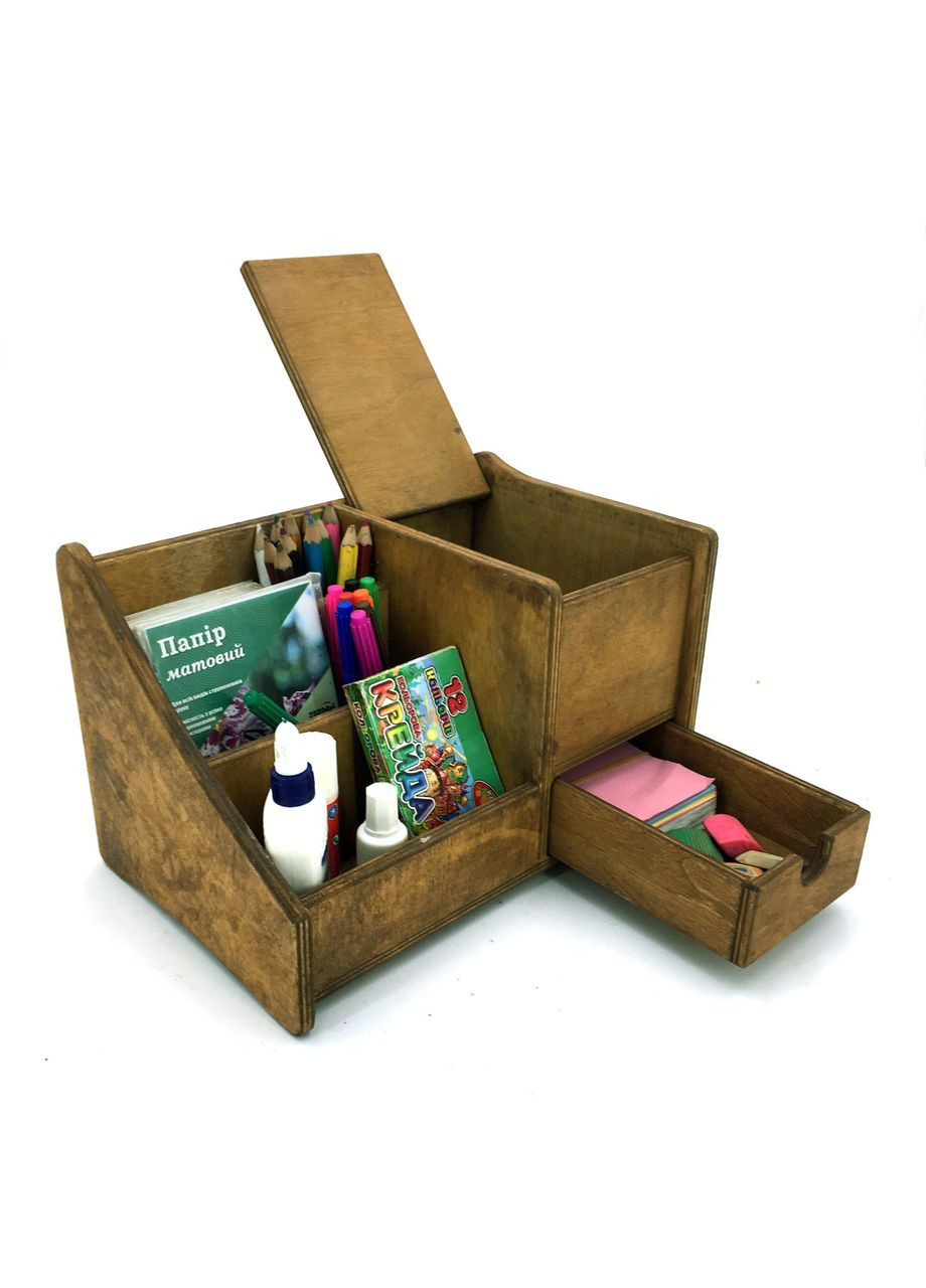 Органайзер настільний з дерева Борден мускат (КНЦ-007807) No Brand (328226054)