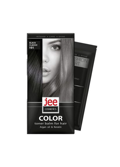 Тонуючий бальзам для волосся "Чорний класичний" 101, 30 мл Jee Cosmetics (328916099)