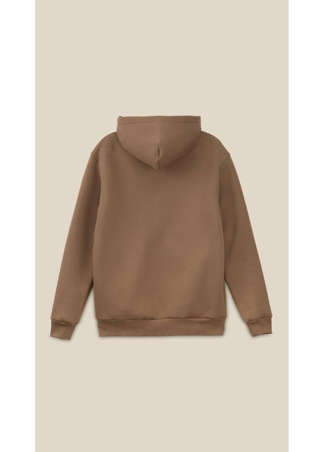 Толстовка однотонная мужская MBC02334 Кофейный shop (2888000024831) LAWA (365590900)