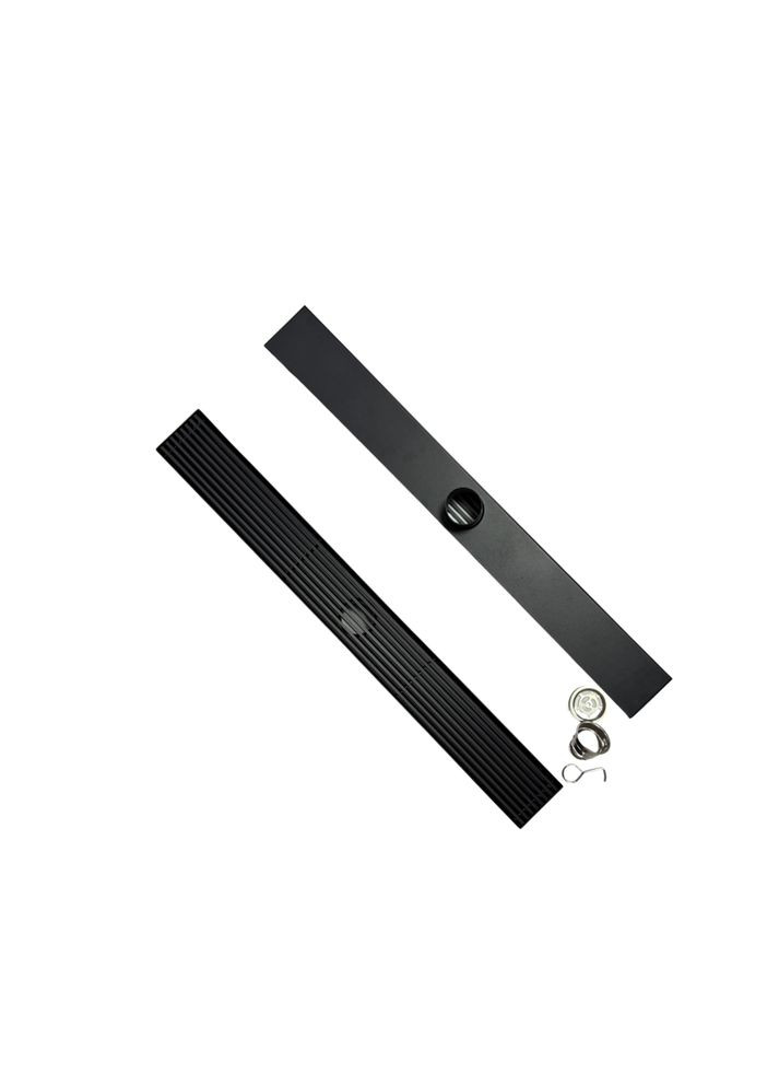 Трап для душу та ванної кімнати під плитку з нержавіючої сталі для зливу води, лінійний, підлоговий 60х6. 8х2 см, No Brand (364859494)