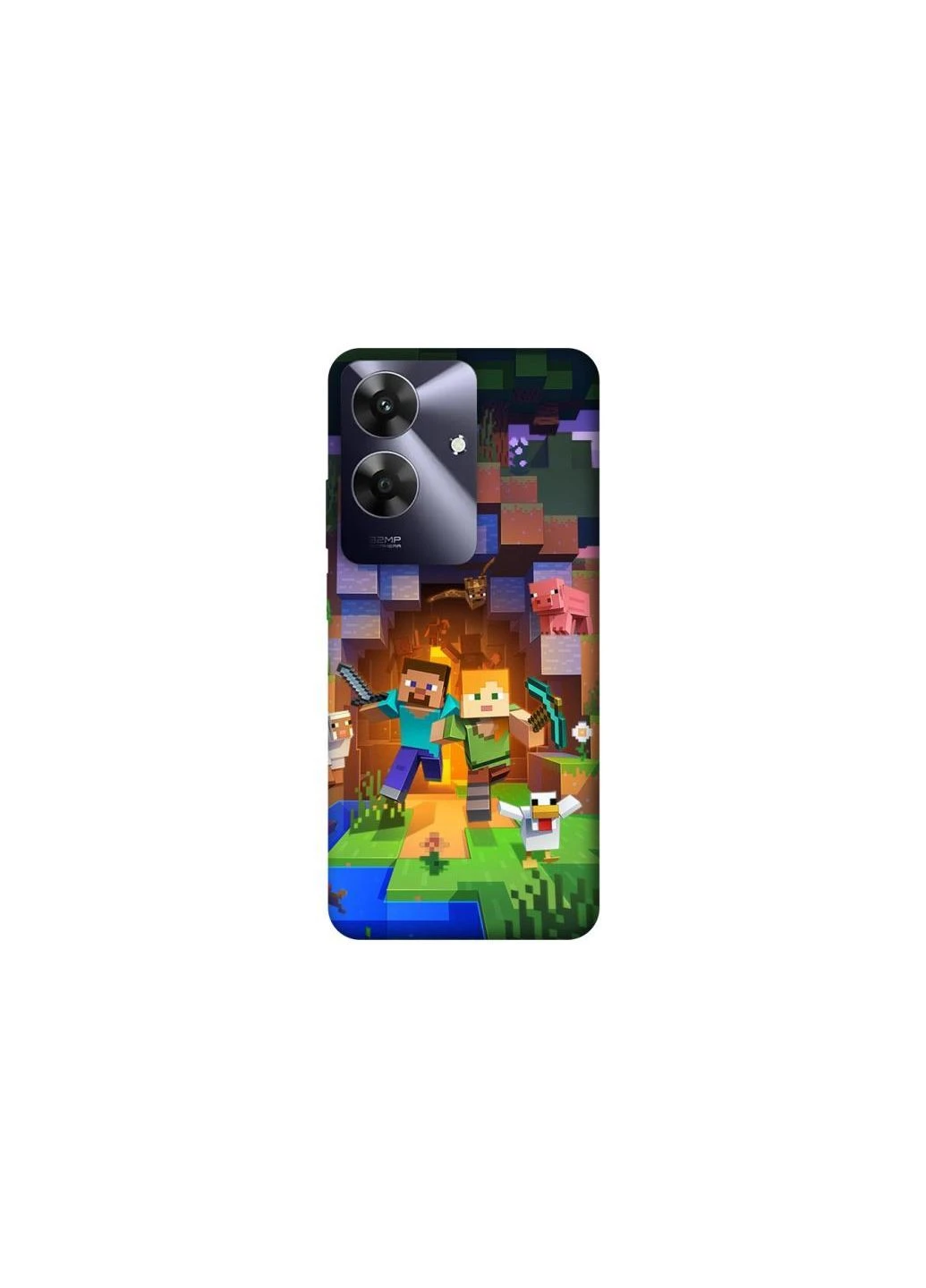 Чохол на Realme Note 60 Minecraft game Frontalka (384633742)