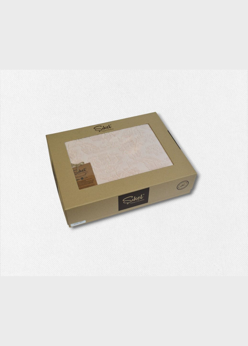 Махрове покривало 200 х 220 см Lilyum Beyaz Sikel (340458772)