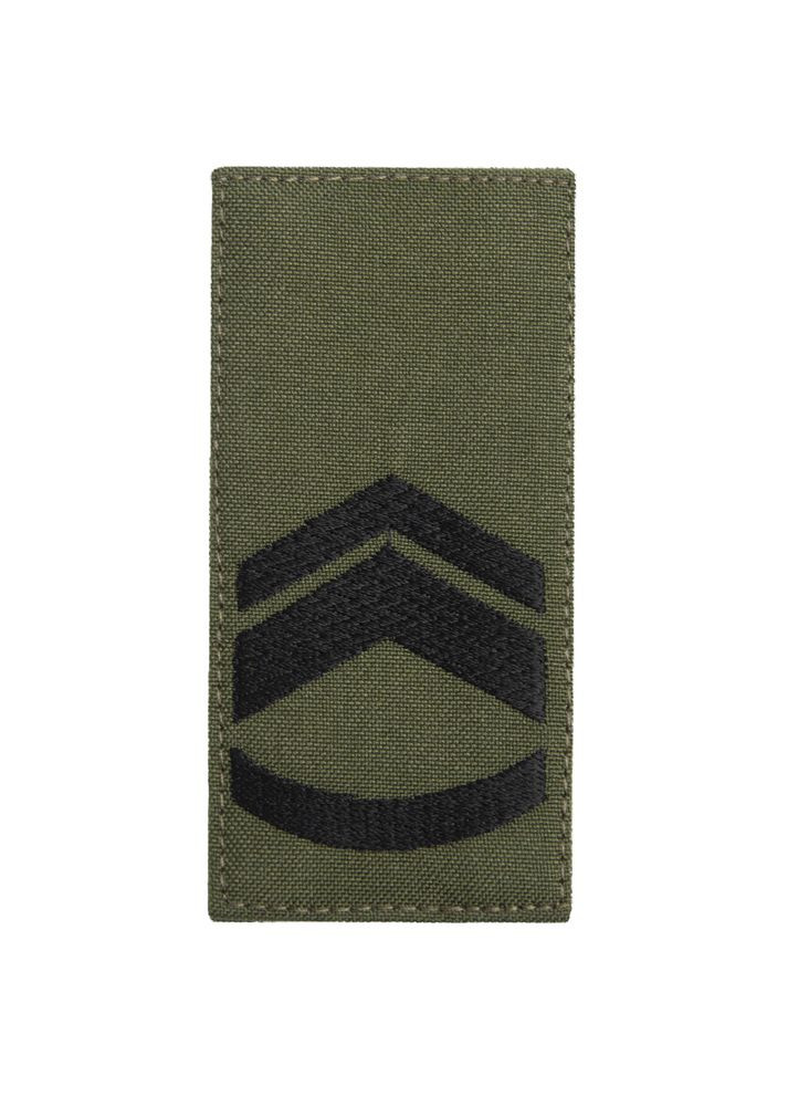Шеврон нашивка на липучці погон звання ЗСУ Майстер сержант, вишитий патч 5х10 см IDEIA (275869953)