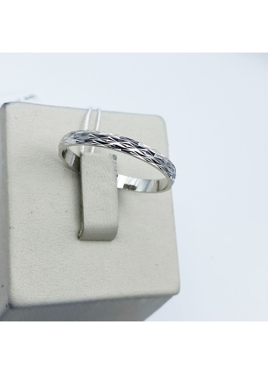 Кольцо серебряное с бриллиантовой огранкой 16,5 0,87 г No Brand (370142385)