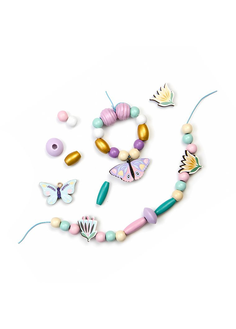 Набір бусин для браслетів, набір для творчості з намистин, подарунковий набір для дівчаток Метелик No Brand (344573480)
