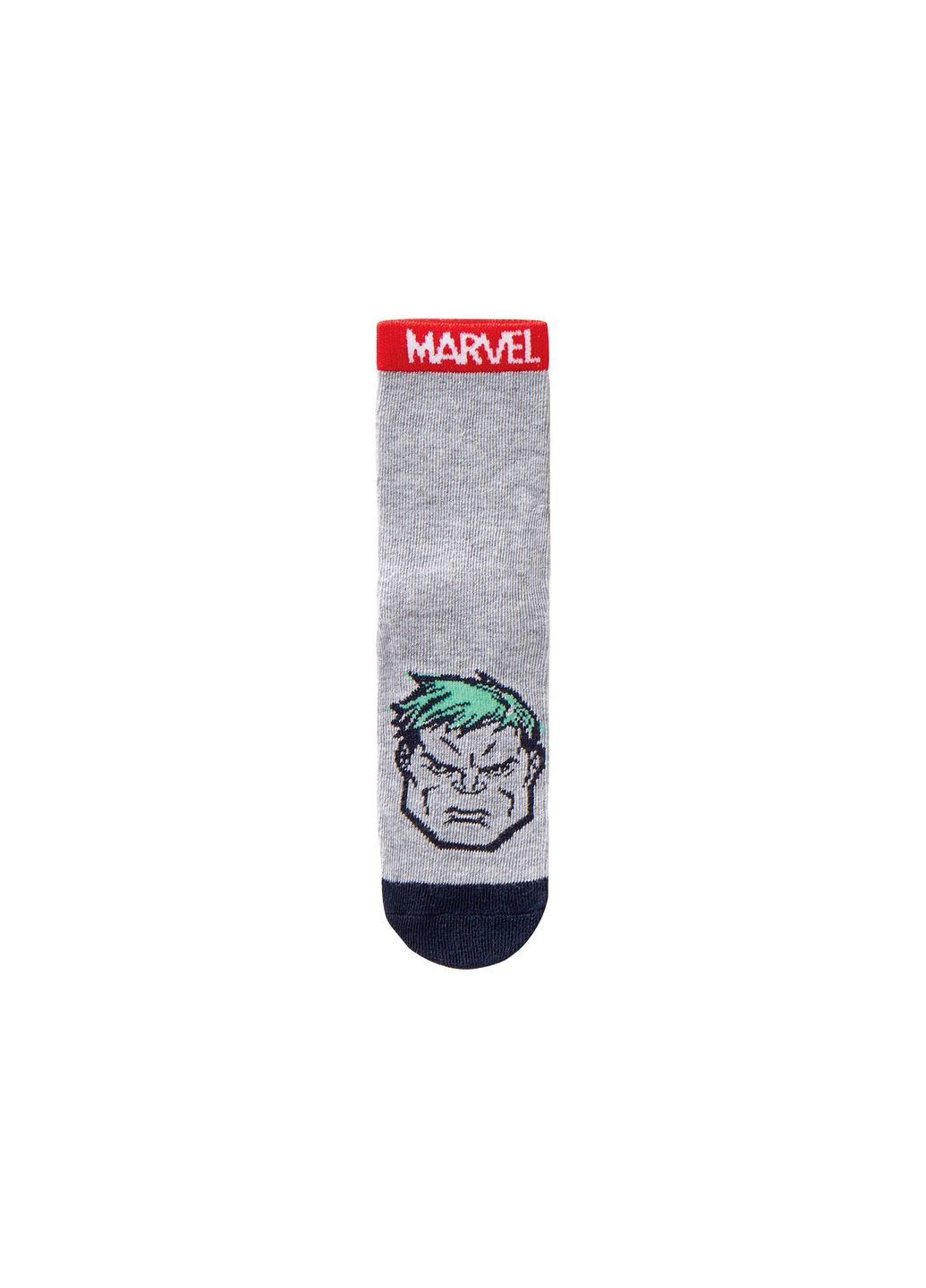 Шкарпетки 3 пари середньої довжини для хлопчика 386911 Різнобарвний Marvel (263428604)