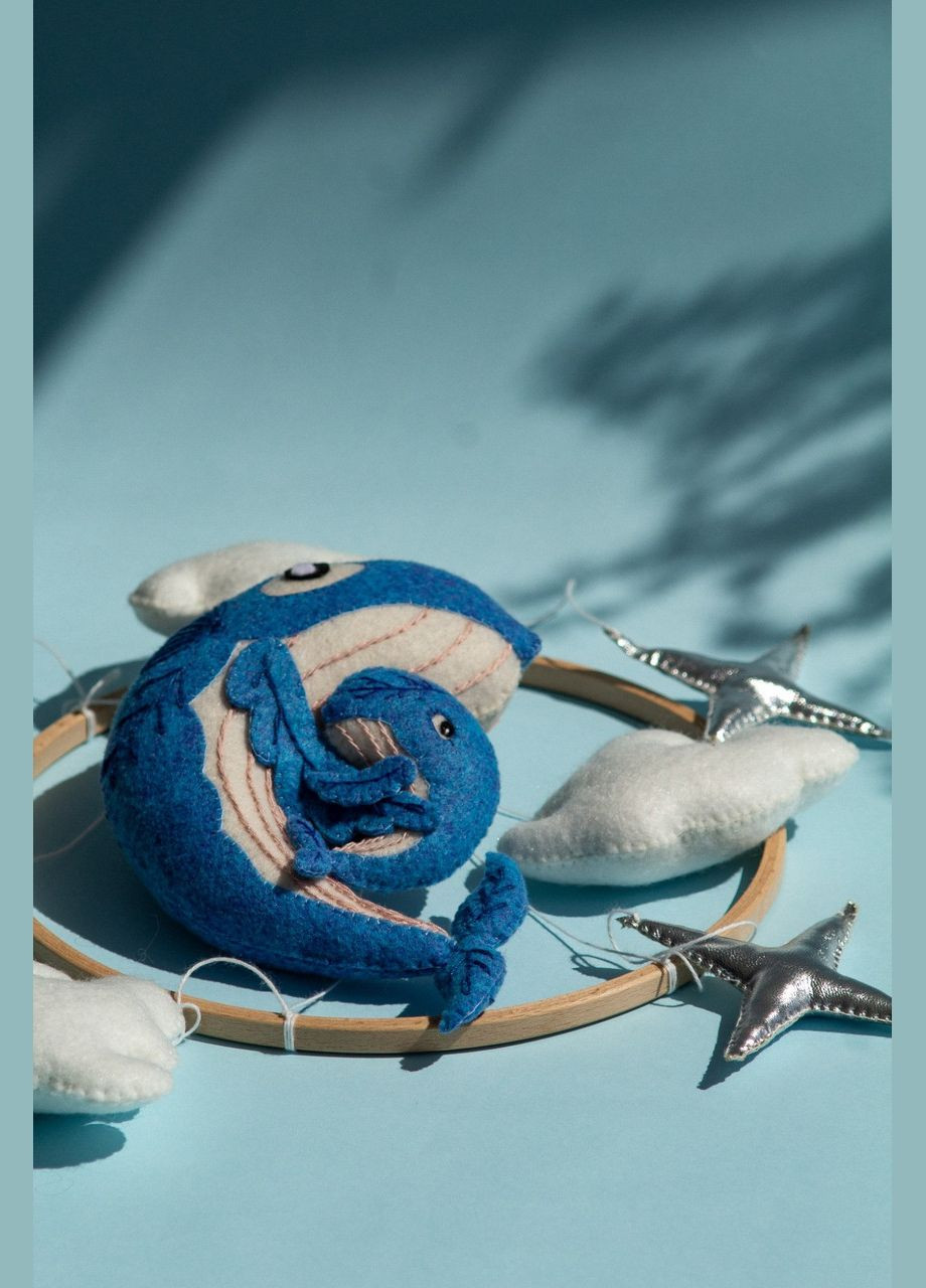 Дитячий мобіль на ліжечко для немовлят WooolyWool «Мамина радість» No Brand (342757972)