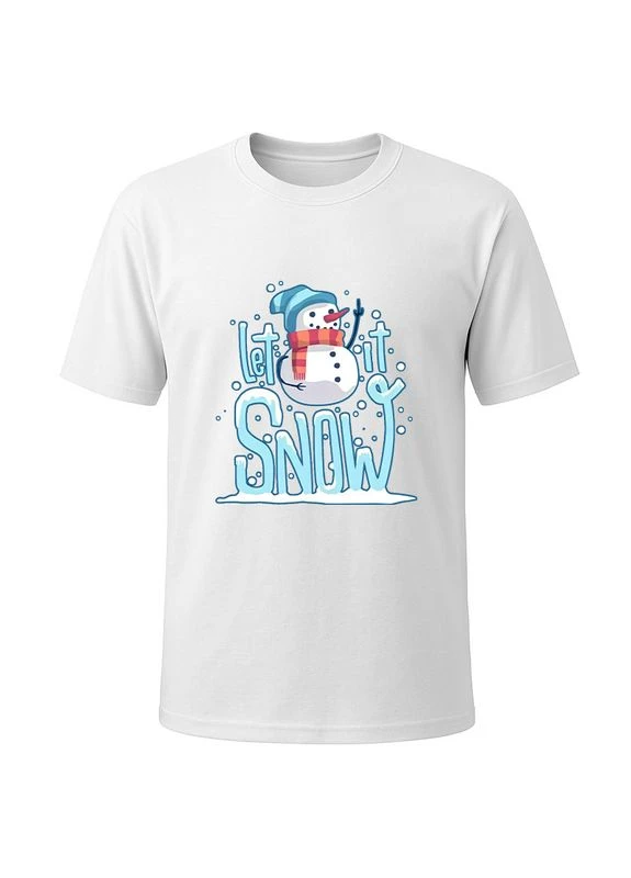 Футболка біла Let it snow MMC (391291226)