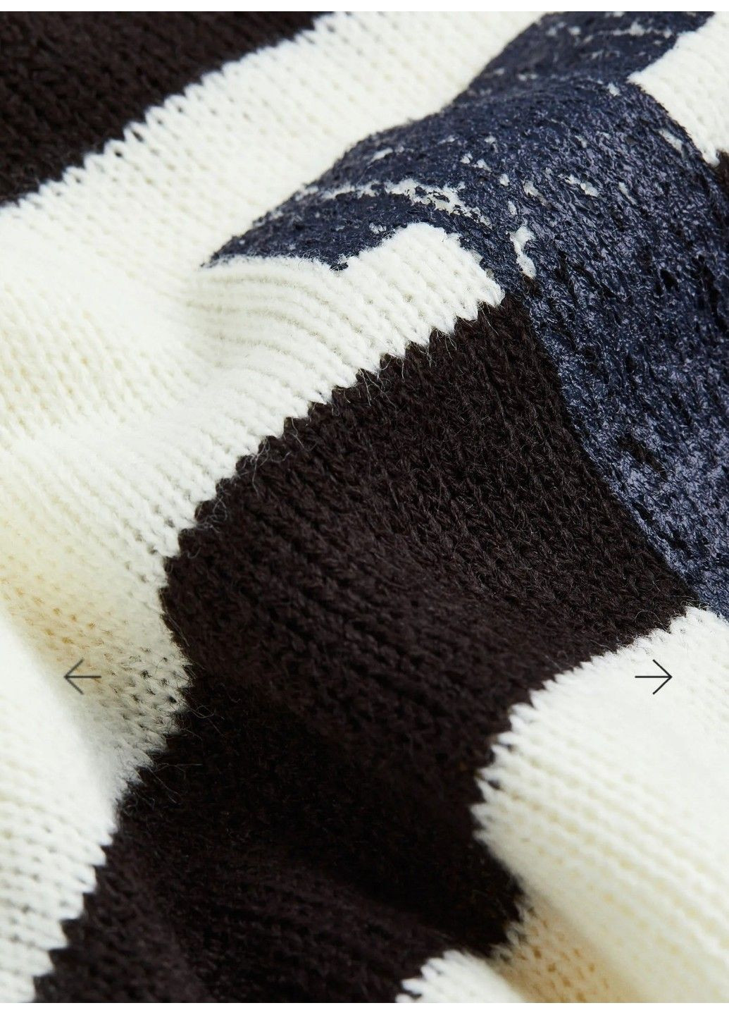 Молочный демисезонный женский трикотажный свитер н&м (56645) м молочный H&M