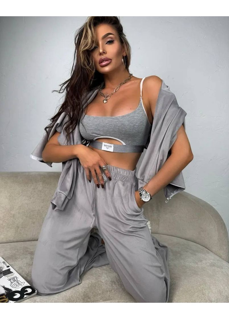 Велюровый костюм No Brand (365805062)