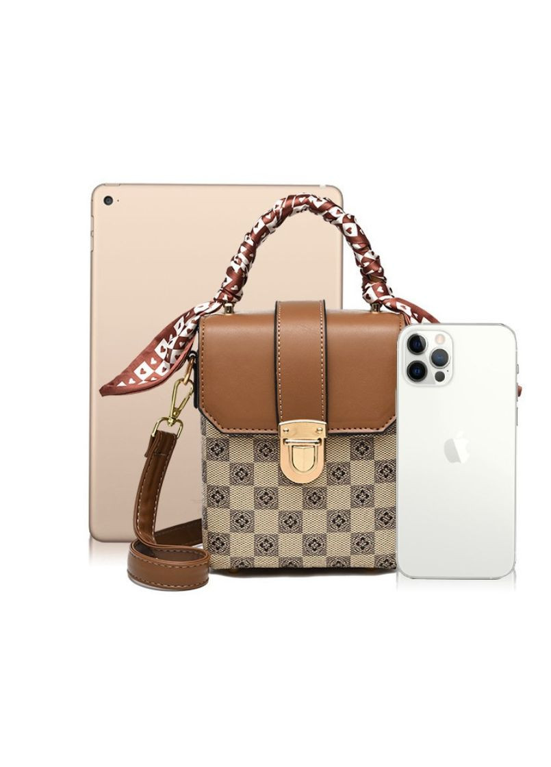 Дитяча міні сумочка клатч на плече маленька для дівчаток світла з рудим No Brand (351536963)