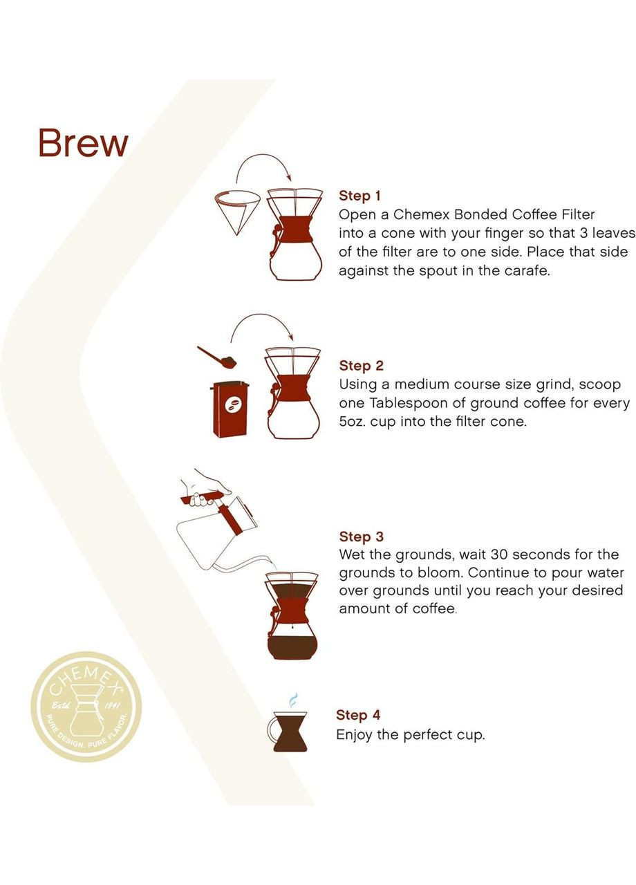 Фільтри для Кемексу Chemex FSU-100 Натуральні (R-FSU-100-VS) No Brand (314455085)