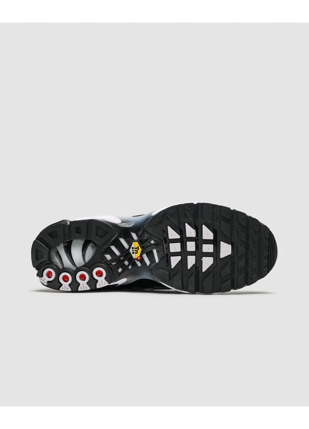 Білі кросівки чоловічі nike air max tn plus white/black найк аір макс тн плюс білі демісезон No Brand