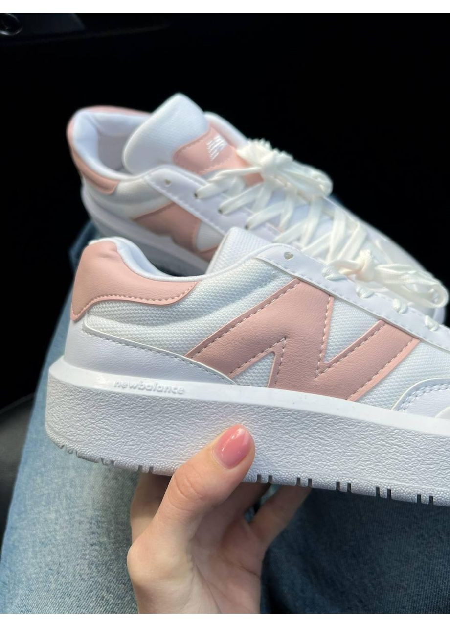 КРОССОВКИ ЖЕНСКИЕ NEW BALANCE CT302 WHITE PINK НЬЮ БЕЛАНС CT302 No Brand розовые демисезоны (369390564)