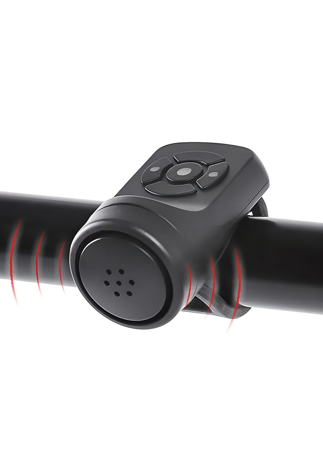 Електричний велосипедний дзвінок на акумуляторі чорний No Brand (335379126)