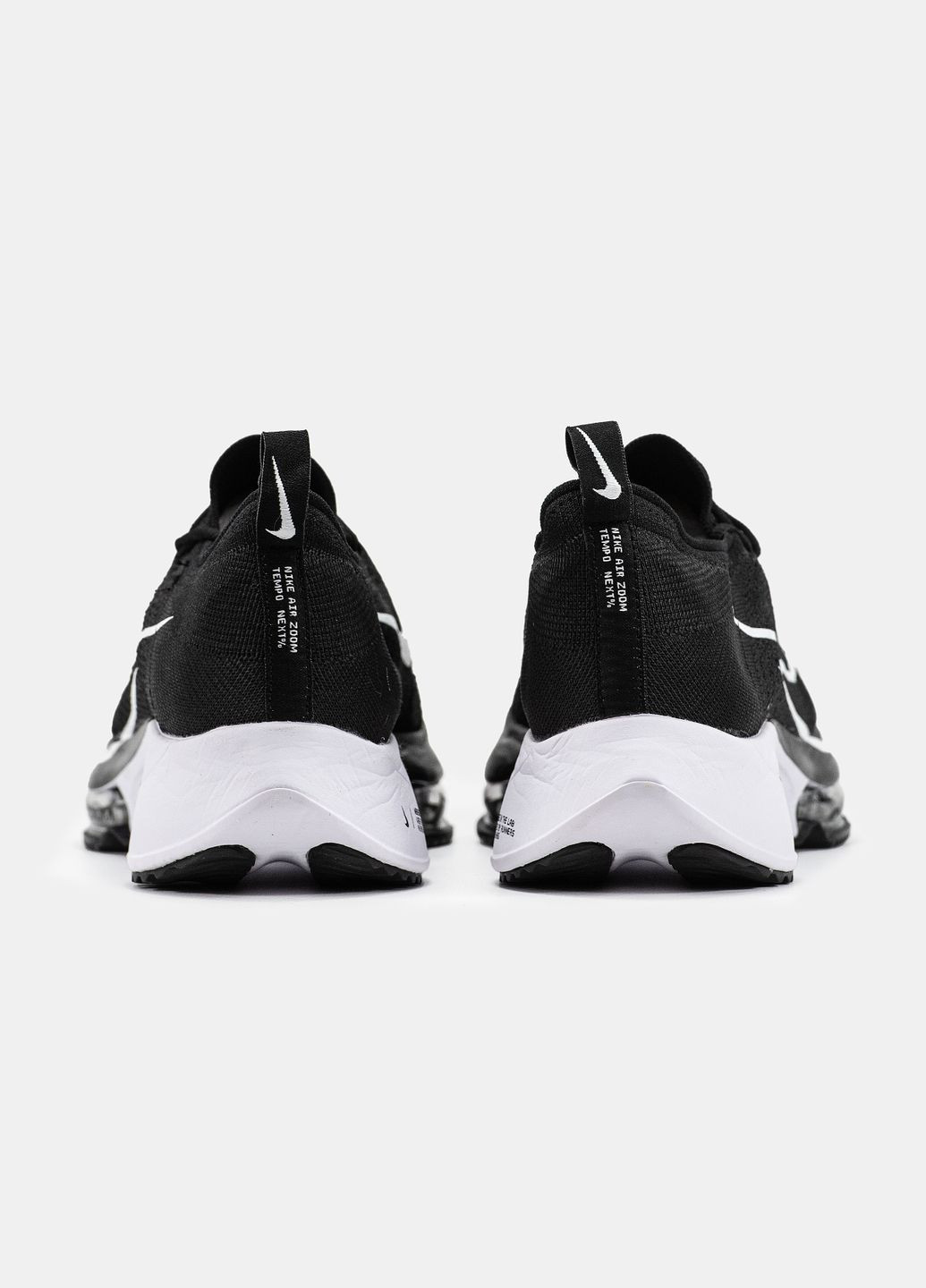 Кросівки жіночі і чоловічі Nike Zoom Tempo Black White | Найк Зум Темпо чорні білі No Brand чорні демісезони (332213968)