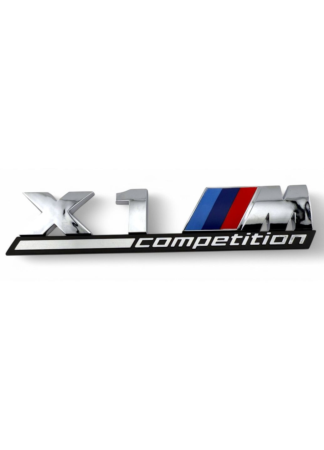 Эмблема BMW X1M Competition хром OEM (354698623)