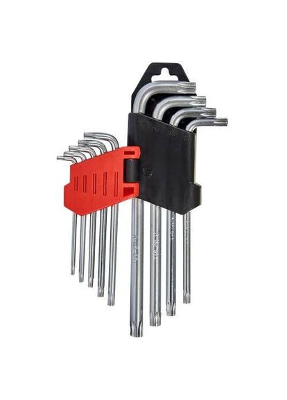 Набір ключів шестигранних Torx 9 шт. Т10–Т50 Master Vitals (352753166)
