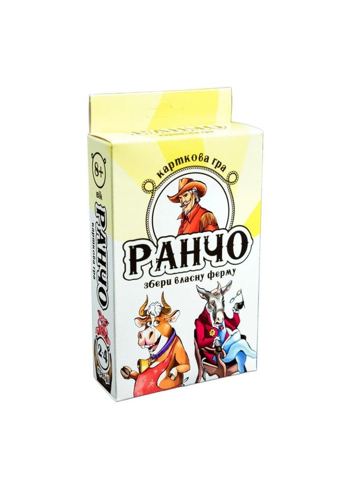 Карткова гра "Ранчо" Stateg 30220, 72 карти з картону, паперова інструкція Strateg (301835365)