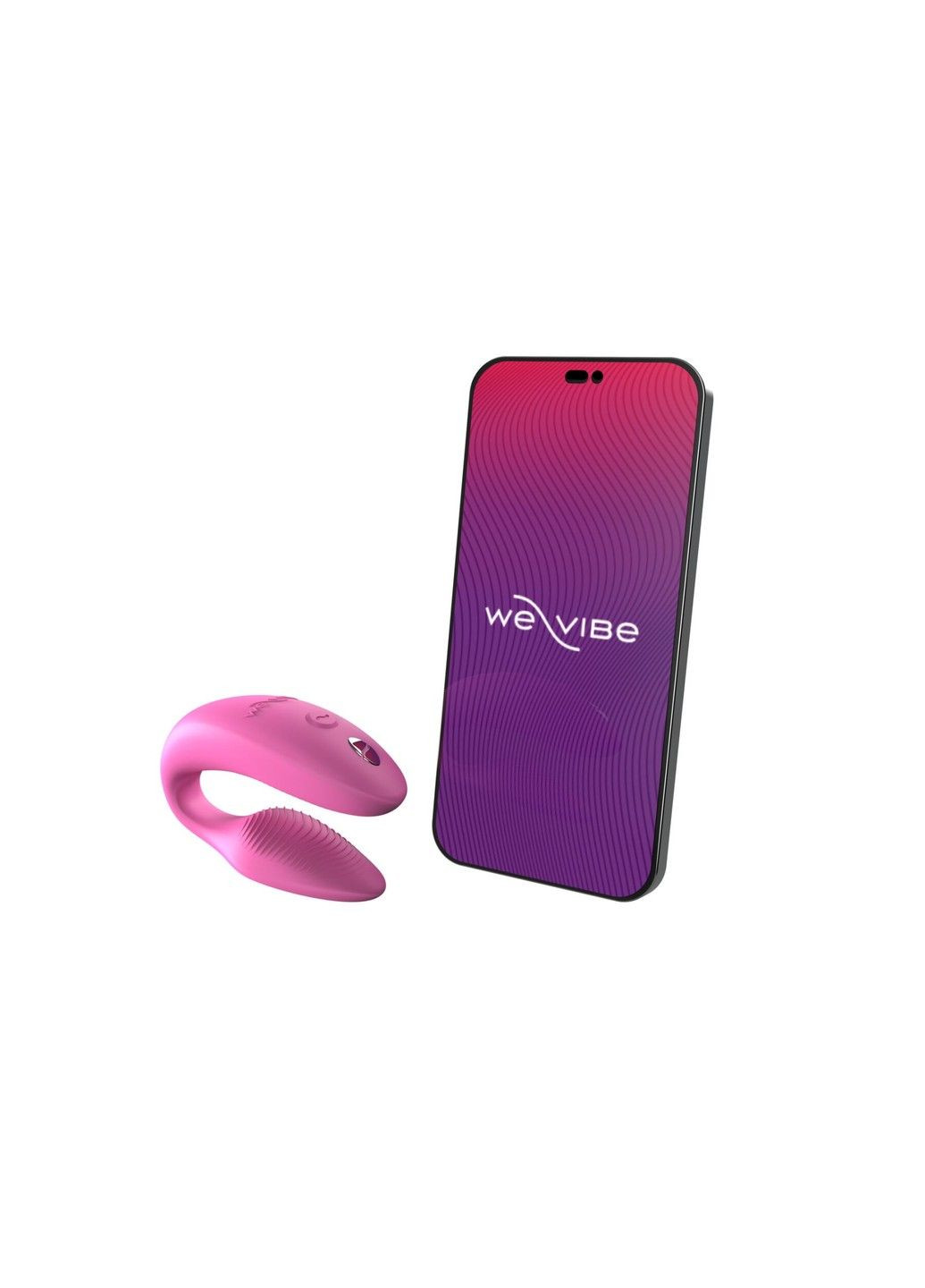 Смарт-вібратор для пар Sync 2 Rose, 10 віброрежимів, пульт ДК We-Vibe (295262141)