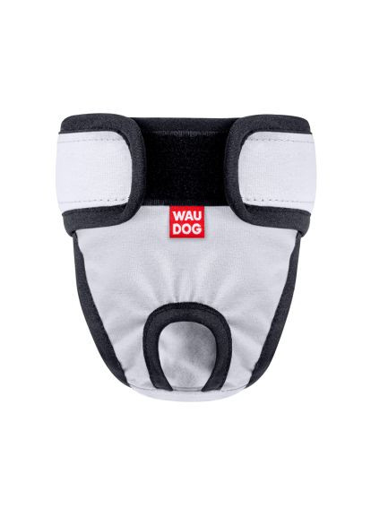 Гигиенические трусы для собак Vet на липучках серые (678111) WAUDOG Vet на липучках XS сірі (369882353)