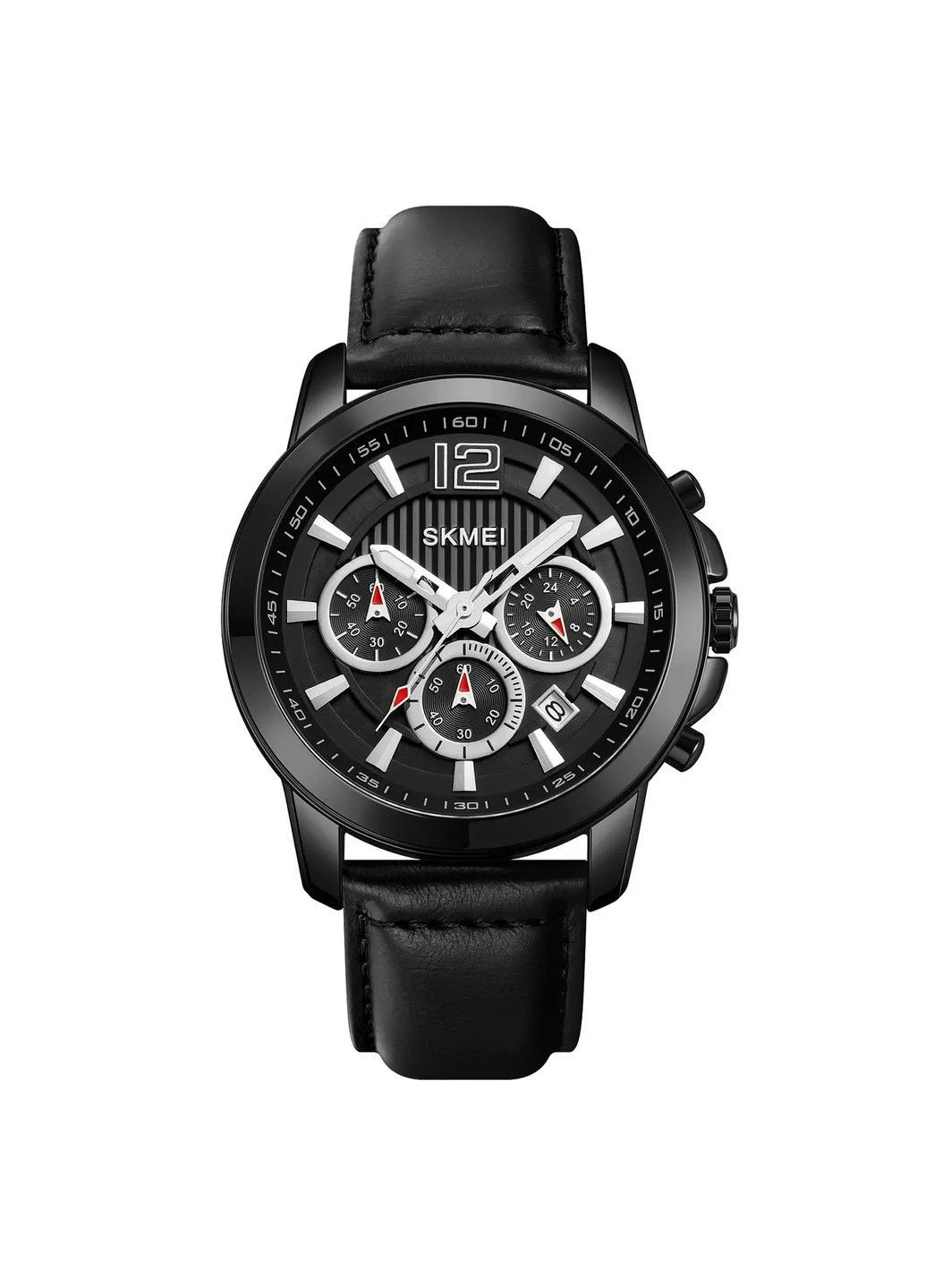 Часы мужские наручные 1989 (Черные) Skmei (314483953)
