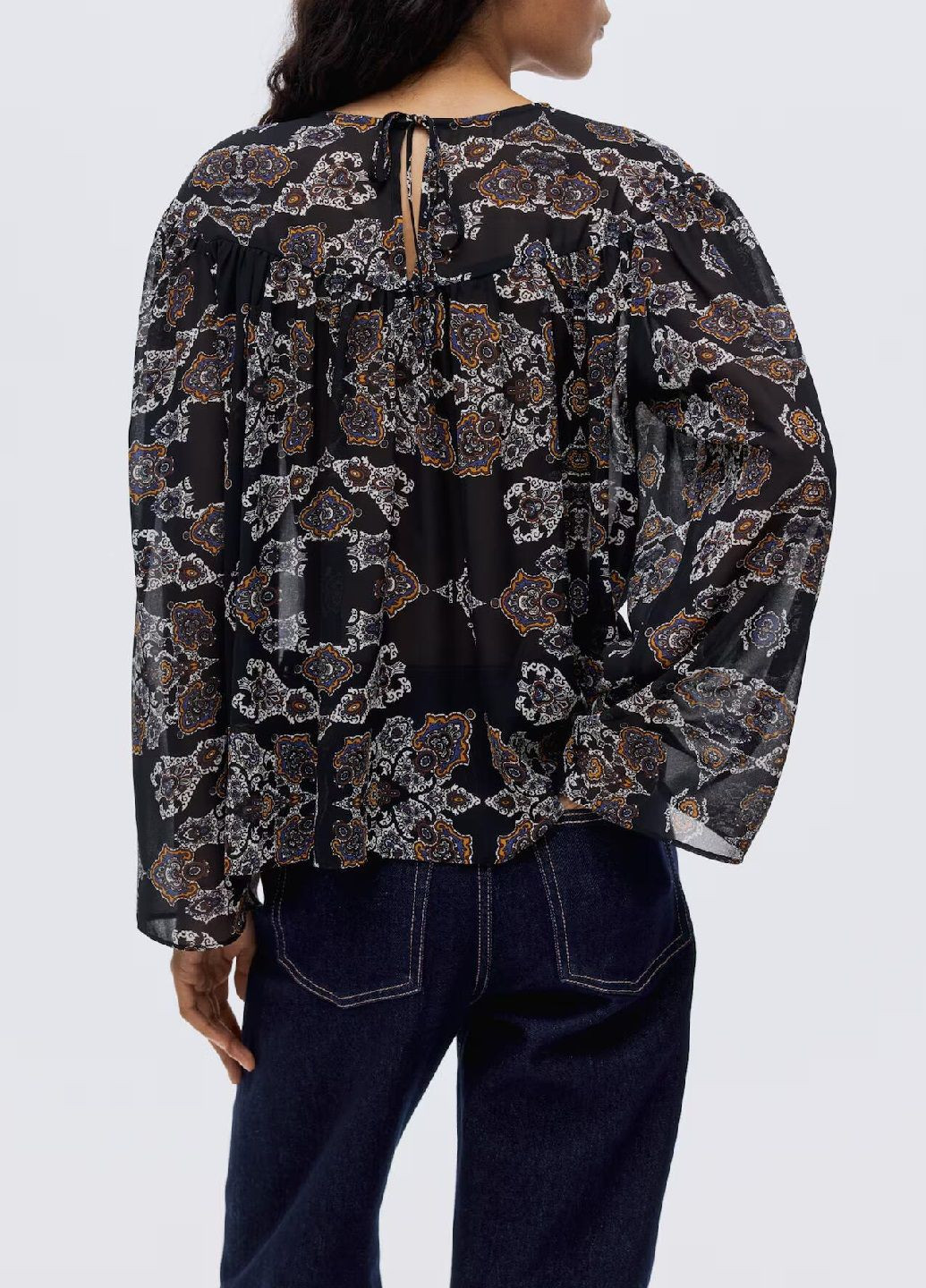 Комбинированная блуза H&M