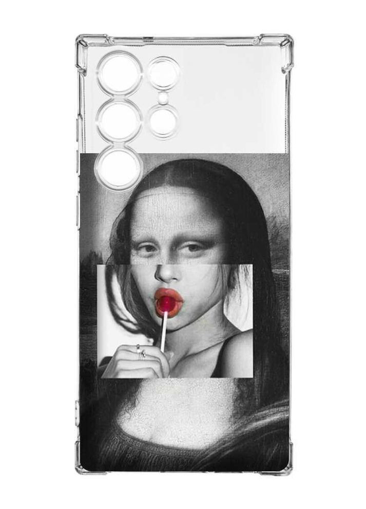 Чехол с утолщёнными углами на Samsung Galaxy S24 Ultra:: Современная Мона Лиза (принт 351) CASE CONTROL (360697454)